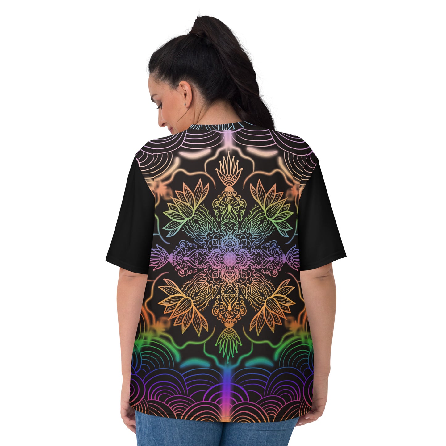 Garden of Realms t-shirt – model back view