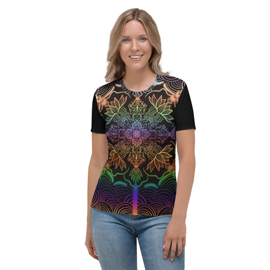 Garden of Realms t-shirt – model front view