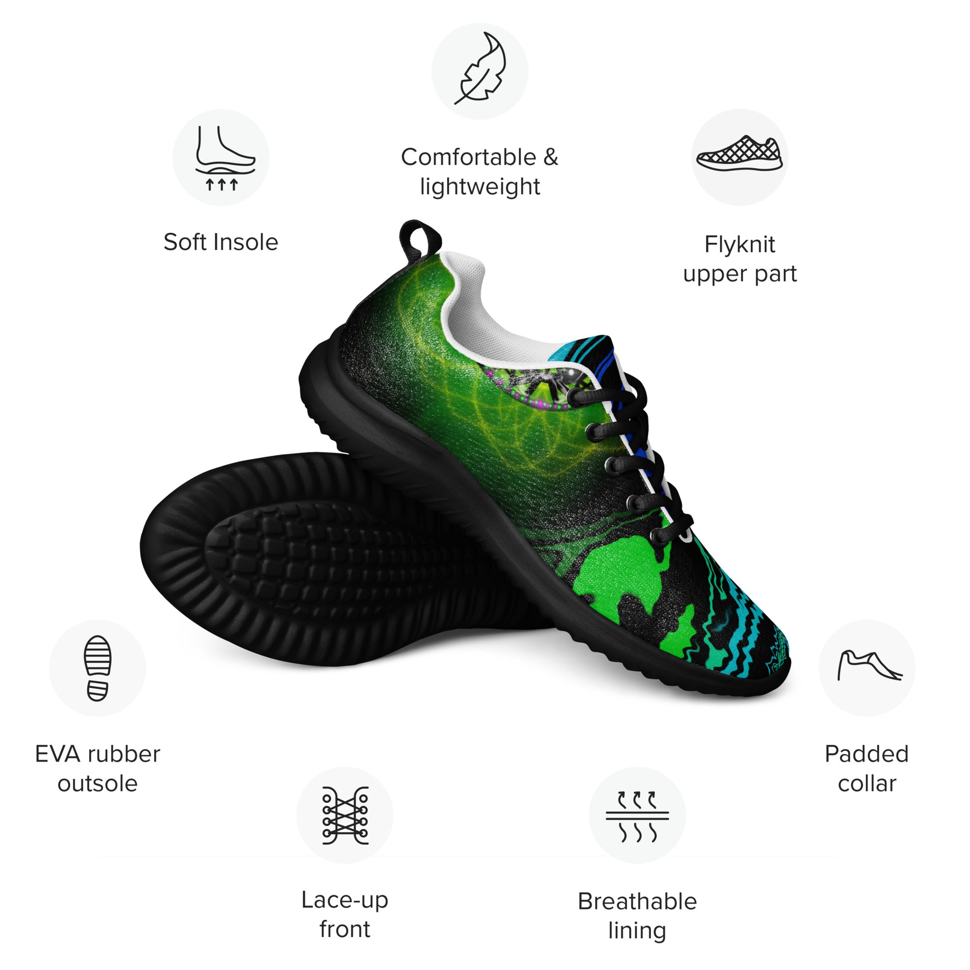 Technical highlights of Spectral Flow men’s athletic shoes – comfort, grip, breathability